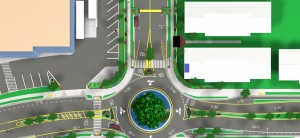 Proposed Hamakua/Aoloa Intersection Plan View
