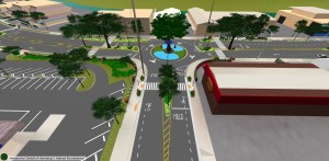 Hamakua / Hahani Roundabout