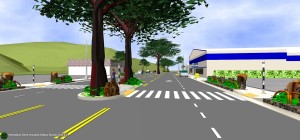 New offset Crosswalk midway between Hahani St. and Hekili St.